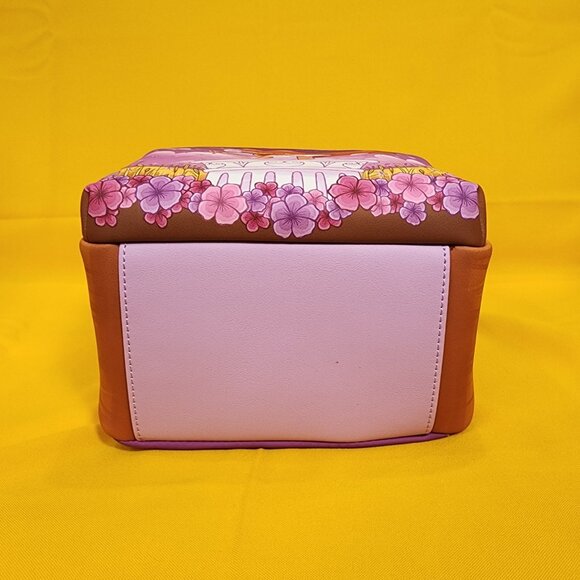 Loungefly Disney A Goofy Movie Roxanne dandelion Mini Backpack Purple NEW - Picture 9 of 11